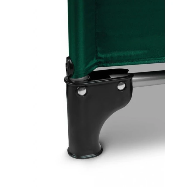 Folding travel cot Key Dark Green Caretero