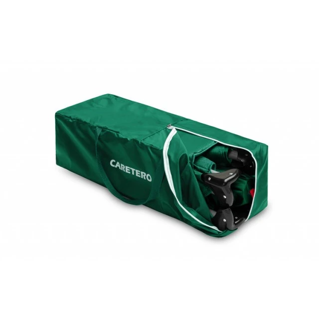 Folding travel cot Key Dark Green Caretero