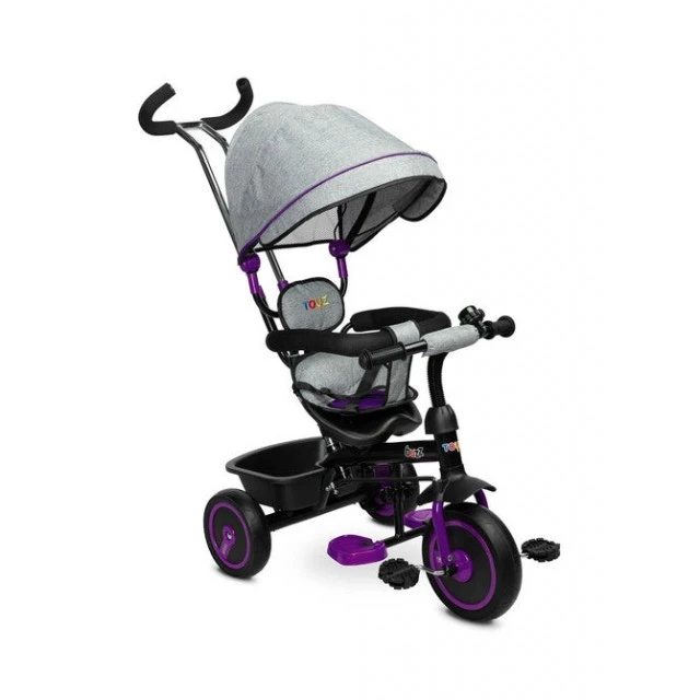 Tricycle With Parental Control Buzz Purple Caretero Toyz
