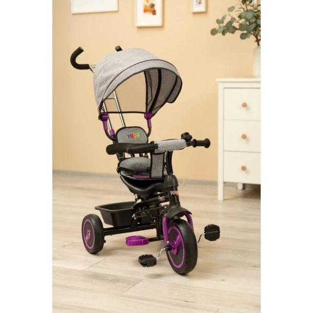 Tricycle With Parental Control Buzz Purple Caretero Toyz