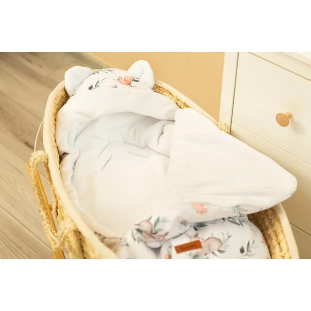 Winter Cover For Car Seat And Stroller White