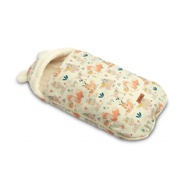 Winter footmuff for car seat and stroller Vintage