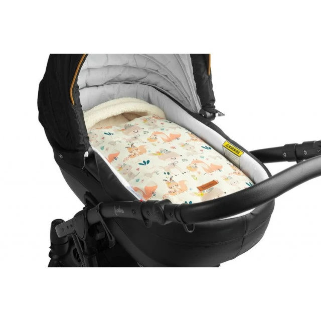 Winter footmuff for car seat and stroller Vintage