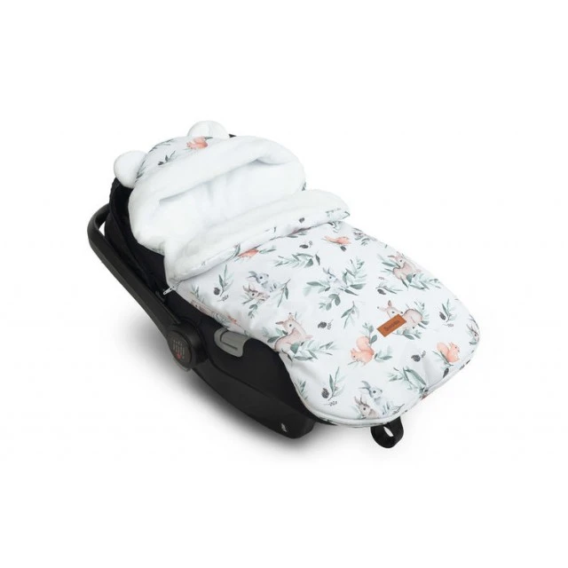 Winter Cover For Car Seat And Stroller White