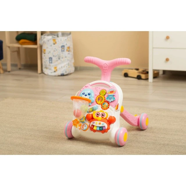 Проходилка 2в1 Spark Pink Caretero Toyz