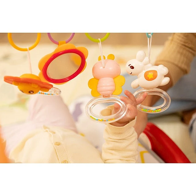 2B1 Baby Walker With Music Pad Pink Caretero Toyz
