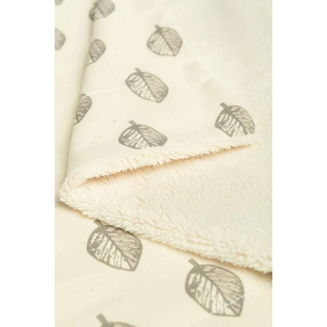 Eco Blanket 80x100cm Leaves Plush Sensillo