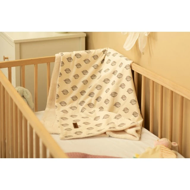 Eco Blanket 80x100cm Leaves Plush Sensillo