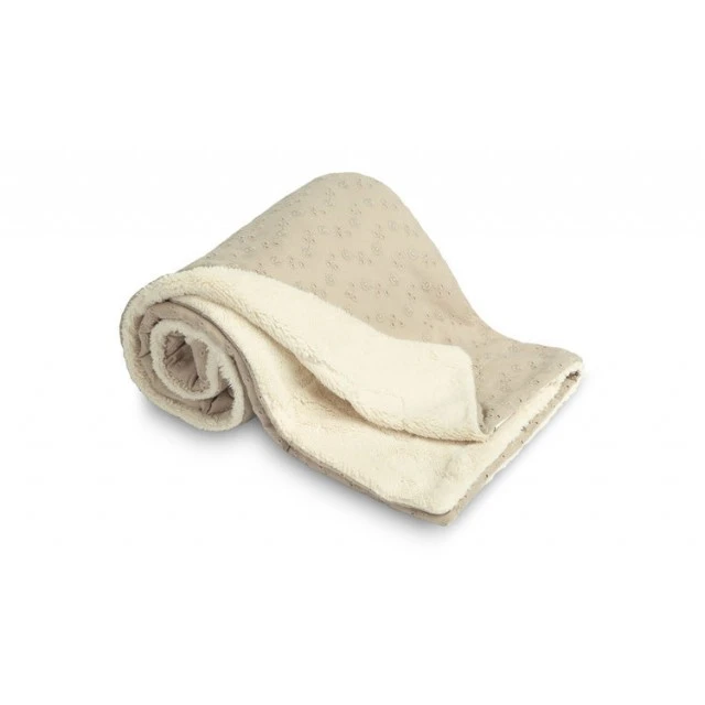 Blanket Lace And Plush 80x100cm Linen