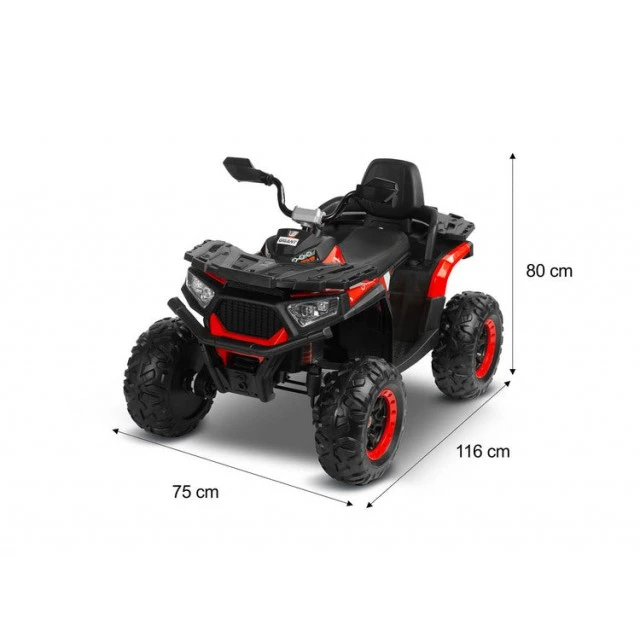 Battery Car Quad Gigant Blue Caretero Toyz