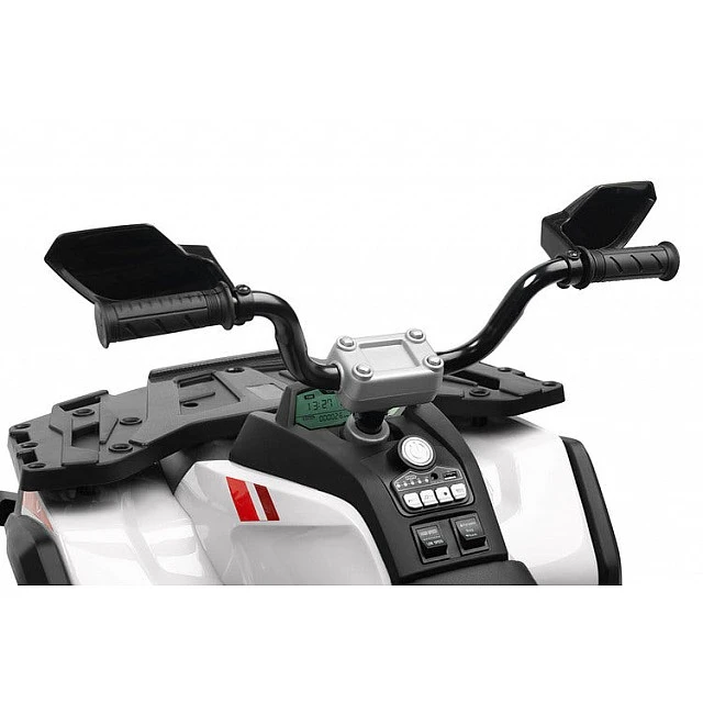 Battery Car Quad Gigant White Caretero Toyz
