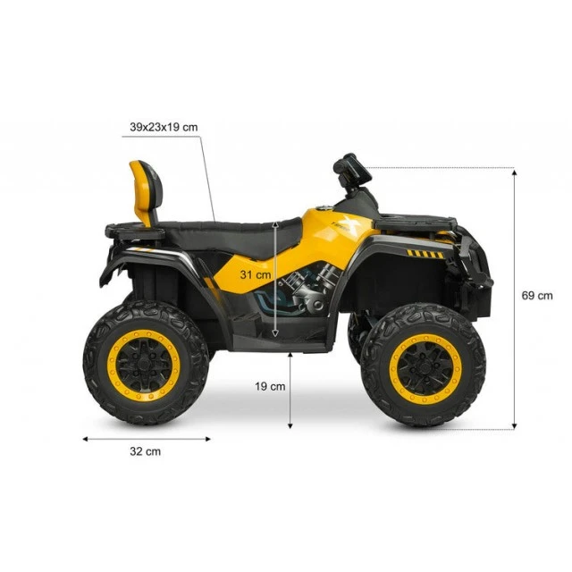 Battery Jeep Yellow Caretero Toyz