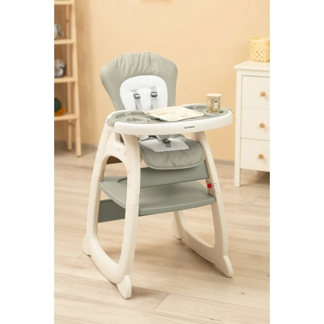 High chair 2 in 1 + Table Homee Gray Caretero