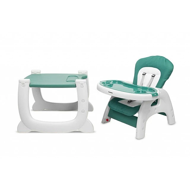High chair 2 in 1 + Table Homee Green Caretero