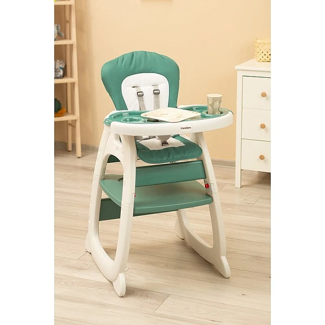 High chair 2 in 1 + Table Homee Green Caretero