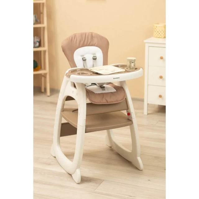 High chair 2 in 1 + Table Homee Brown Caretero