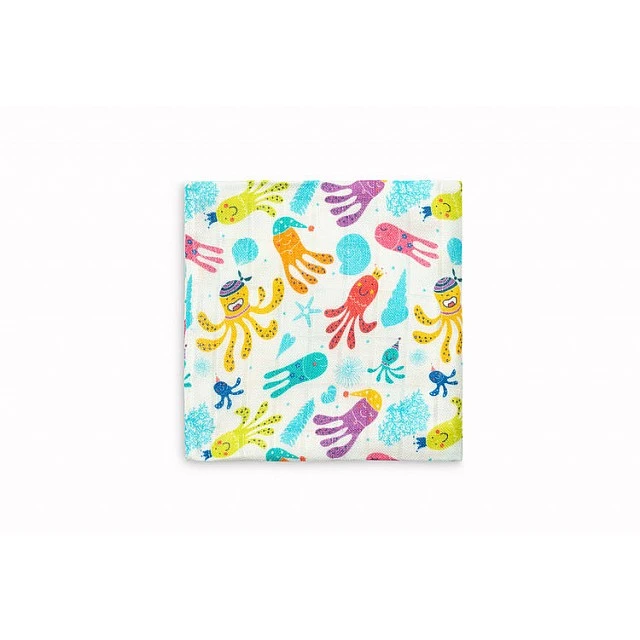 Bamboo Diaper Octopus 75X75 Cm Sensillo