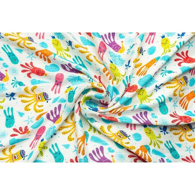 Bamboo Diaper Octopus 75X75 Cm Sensillo