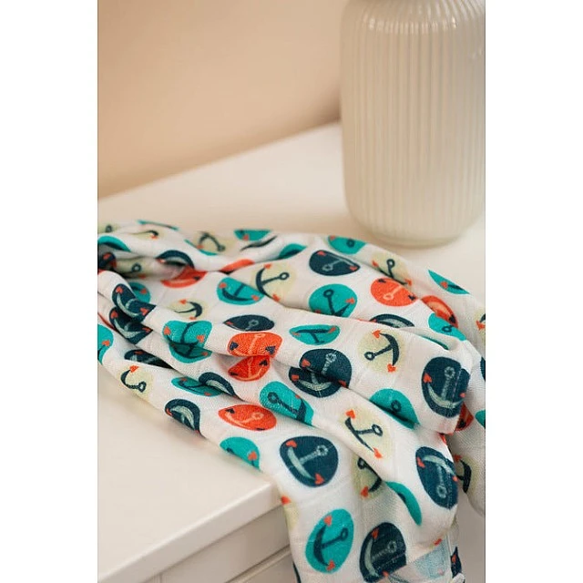 Bamboo Diaper Anchors 75X75 Cm Sensillo
