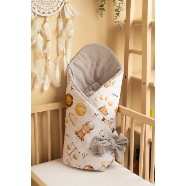 Diaper for writing Grey Zodiac 75x75cm Sensillo