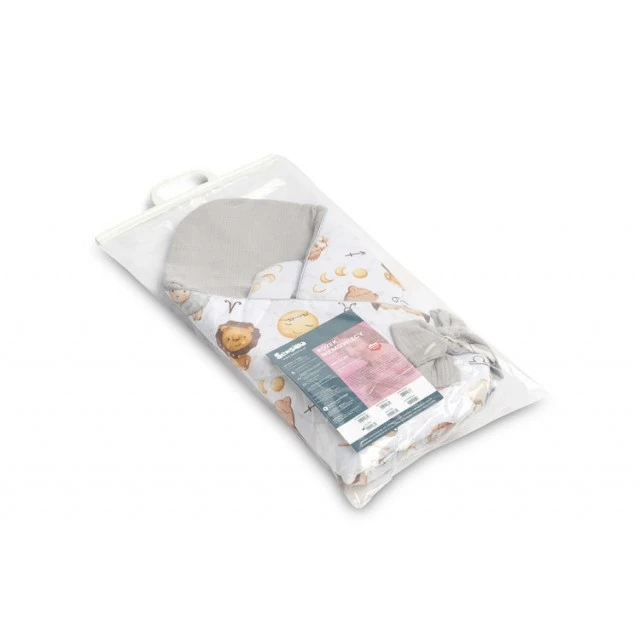 Diaper for writing Grey Zodiac 75x75cm Sensillo