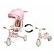 Tricycle and balancing wheel 2 in 1 Faro Pink Caretero Toyz