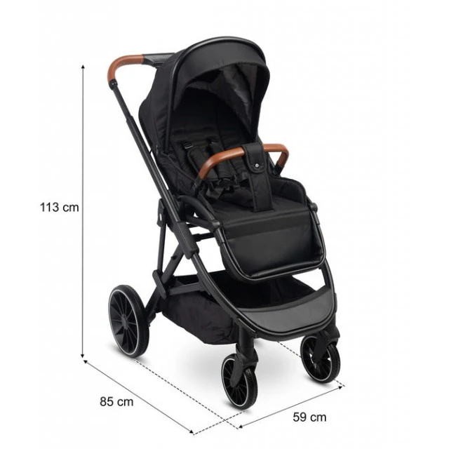 Количка Ratio Черна Caretero