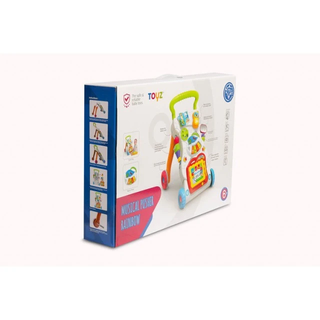 Musical walker Turquoise Caretero Toyz