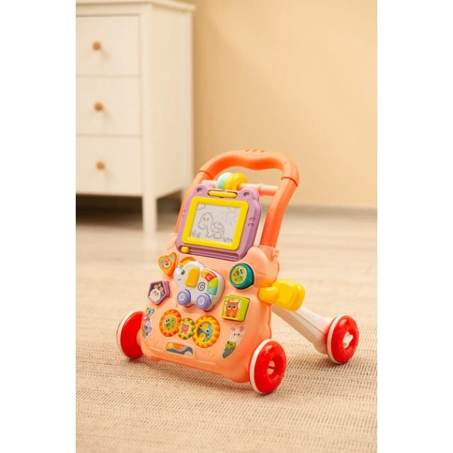 Образователна Проходилка Zoo Pusher Pink Caretero Toyz
