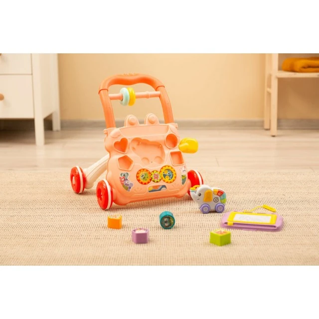 Образователна Проходилка Zoo Pusher Pink Caretero Toyz