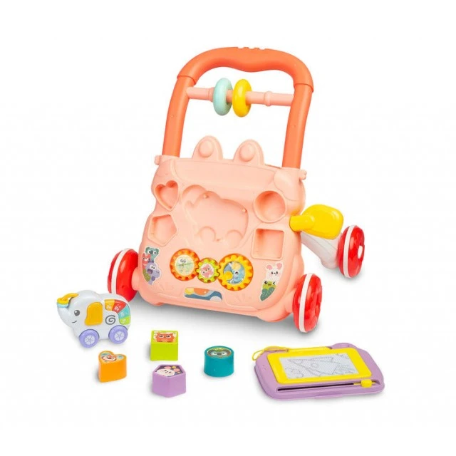 Образователна Проходилка Zoo Pusher Pink Caretero Toyz
