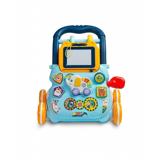 Zoo Pusher Blue Caretero Toyz Educational Walker