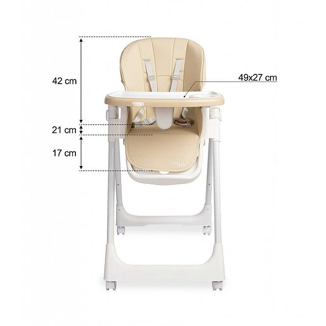 Столче За Хранене Megalo Beige Caretero