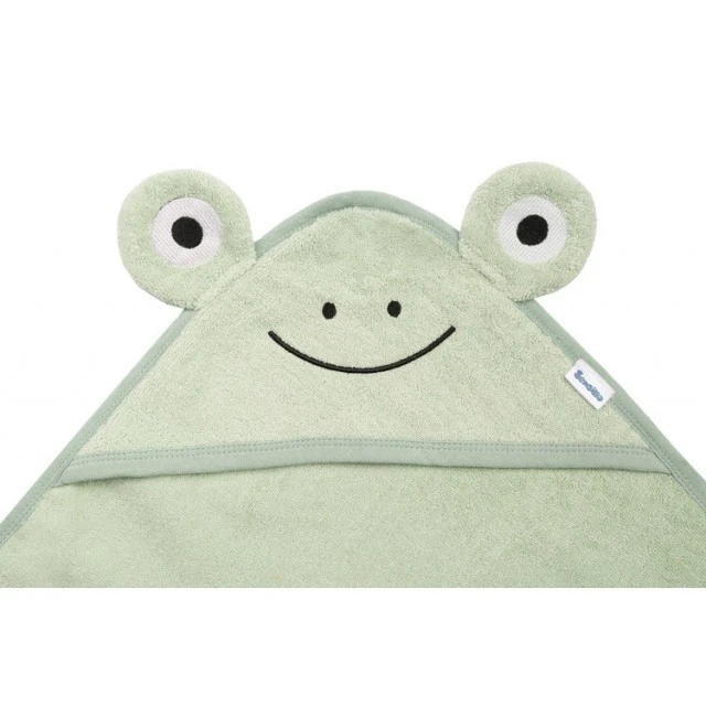 Frog Bath Towel 90x90cm Green 100% Cotton