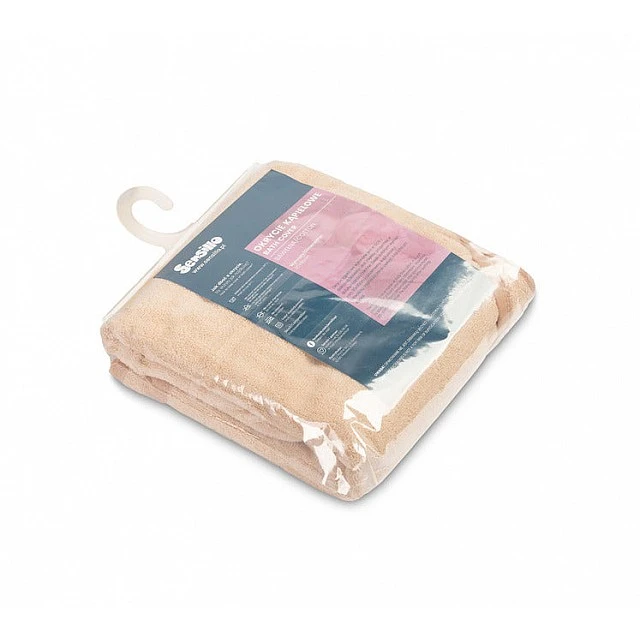 Panda Bath Towel 90x90cm Beige 100% Cotton