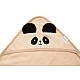 Panda Bath Towel 90x90cm Beige 100% Cotton
