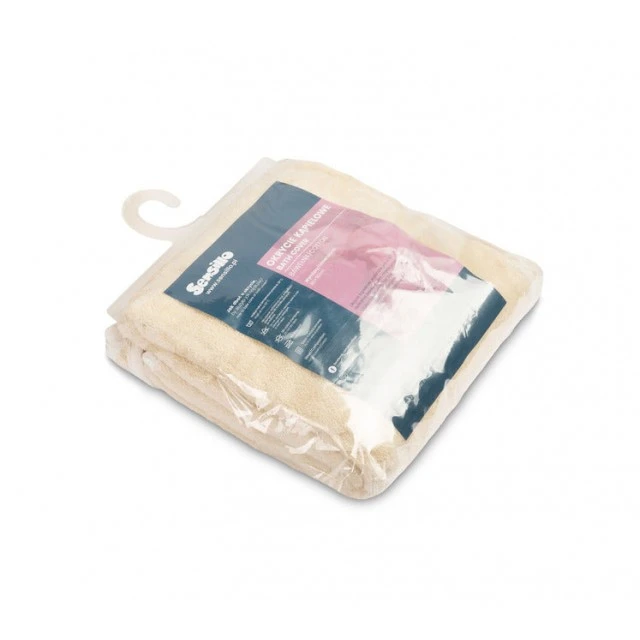 Rabbit Bath Towel 90x90cm Ecru 100% Cotton