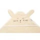 Rabbit Bath Towel 90x90cm Ecru 100% Cotton