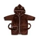 Elegant Children's Bathrobe 1-2 Years Teddy Bear Brown