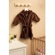 Elegant Children's Bathrobe 1-2 Years Teddy Bear Brown