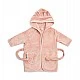 Elegant Children’s Bathrobe 1-2 Years Teddy Bear Pink