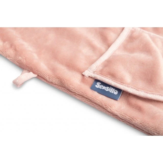 Elegant Children’s Bathrobe 1-2 Years Teddy Bear Pink