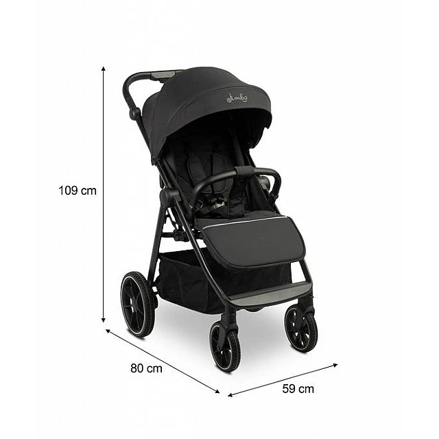 Jimbo Black Stroller