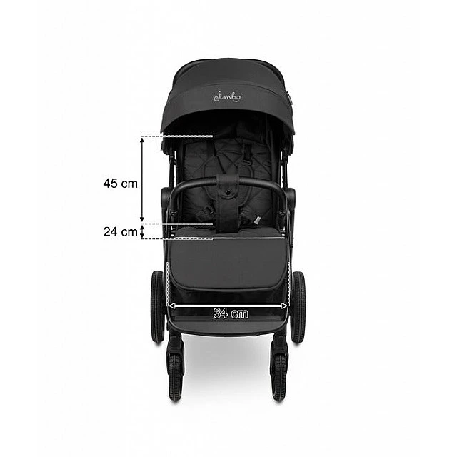Jimbo Black Stroller