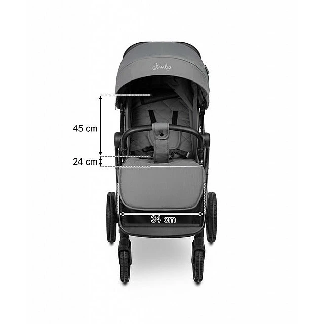 Jimbo Graphite Stroller