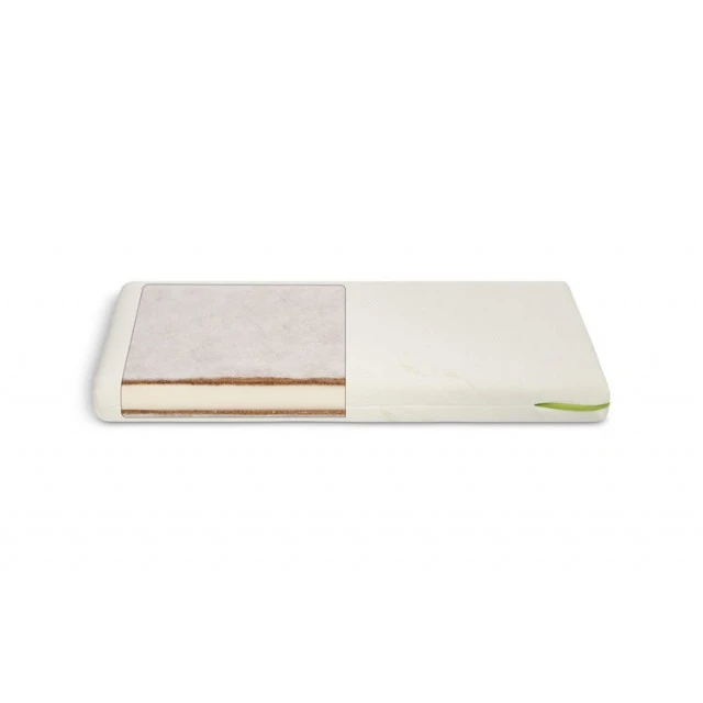 Coconut mattress for cot Next To Me 90x40 cm with Aloe Vera cover