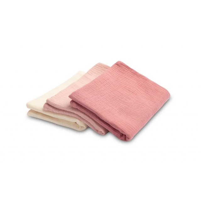 Muslin Diapers Uniform Pink 3 Pieces 60x80cm