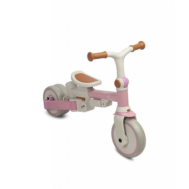 Tricycle and balancing wheel 2 in 1 Faro Pink Caretero Toyz