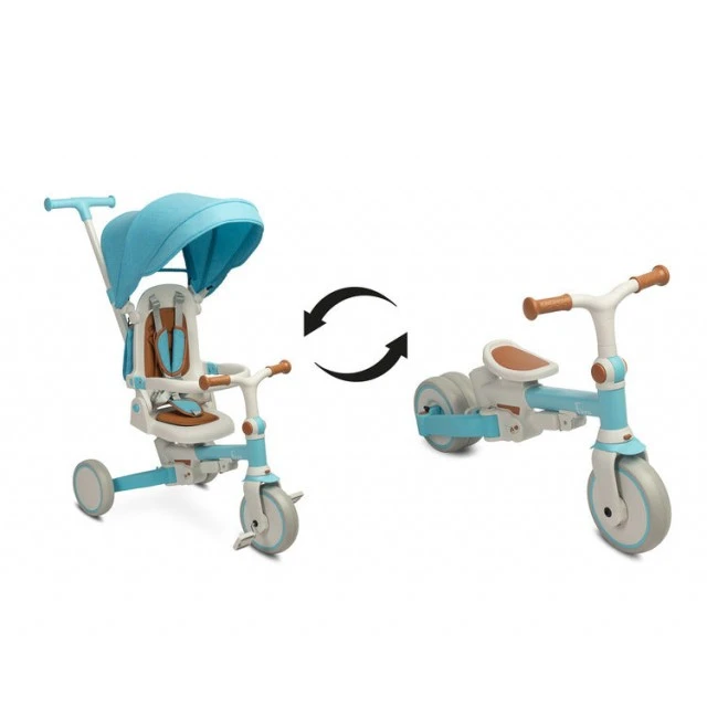 Триколка И Баланиращо Колело 2В1 Faro Blue Caretero Toyz