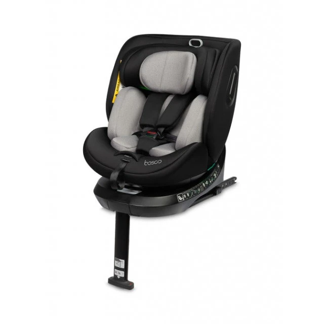 Столче За Кола Bosco I-Size Black (40-150cm) Caretero